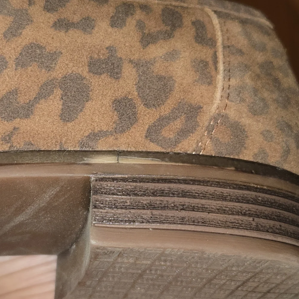 Clarks Brown‎ Leopard Print Womens Shoes